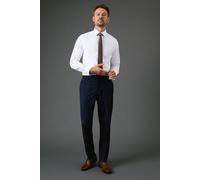 Burton Men's Navy Tailored Fit Essential Suit Trousers | Size: 30S Burton Navy 30S