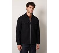 Burton Navy Wool Look Harrington Jacket navy