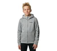 Burton Oak Full Zip Hoodie Grey Black Kids - M