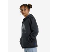 Burton Oak Hoodie Black Grey Kids - XL