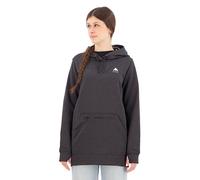 Burton Oak Long Pullover Hoodie UK 10 Black Heather