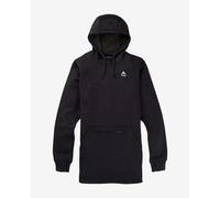 Burton Oak Long Pullover Hoodie UK 12 Black Heather