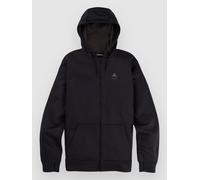Burton Oak Zip Hoodie true black heather XS