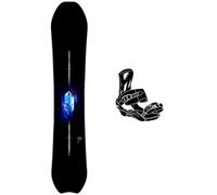 Burton - Pack Snowboard Mystery Deep Thinker - 157 + Cartel X Nightfall / White - Snowboard