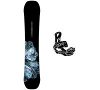 Burton - Pack Snowboard Process Flying V - 159W + Freestyle - Snowboard