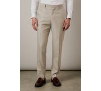Burton Pale Grey Textured Slim Fit Suit Trouser In Light Grey light grey 32S