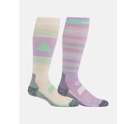 Burton Performance Lightweight Socks Beige Violet (2 Pairs) - L