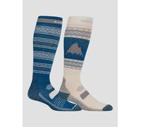 Burton Performance Lightweight Socks Blue White (2 Pairs) - S