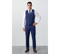 Burton Plus & Tall French Navy Essential Suit Trousers In Dark Blue dark blue