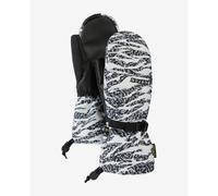 Burton Profile Mittens white zebra Women - S