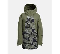 Burton Reserve 2L Insulated Hooded Jacket Khaki Green Women - S