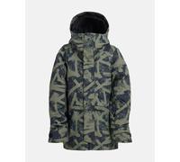 Burton Skimmer Hooded Jacket Camouflage Green Kids - XL