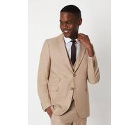 Burton Slim Fit Neutral End On End Suit Jacket neutral