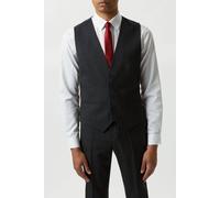 Burton Slim Fit Plain Charcoal Wool Suit Waistcoat charcoal M