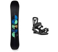 Burton - Snowboard Bindings - Pack Custom Flying V 2025 for Men in Nylon - Black Black