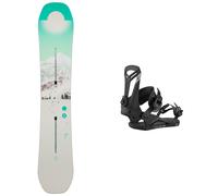 Burton - Snowboard bindings - Pack Feelgood FV First Tracks 2026 for Women - Blue Blue 4.5-6.5 UK