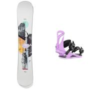 Burton - Snowboard Bindings - Pack Hideaway 2026 for Women - White White S.M.XL.L
