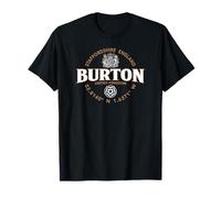 Burton Staffordshire England Coordinates Label 2C T-Shirt
