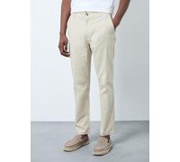 BURTON Stone Cotton Linen Slim Fit Trousers 36R