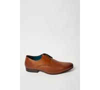 Burton Tan Leather Smart Derby Shoes tan 12