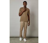 Burton Taupe Jersey Polo Shirt taupe L