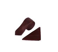 Burton Tie & Pocket Square Set (One Size) (Burgundy)