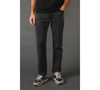 Burton Washed Black Stretch Straight Fit Jeans washed black
