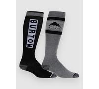 Burton Weekend Midweight Socks 2 Pairs Black,Grey EU 37-40 1/2 Men