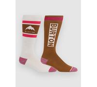 Burton Weekend Midweight 2Pk Tech Socks chestnut brown SM