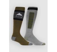 Burton Weekend Midweight Socks 2 Pairs Brown,Grey EU 40 1/2-43 1/2 Men