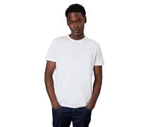 Burton White Plain Crew Neck T-Shirt, XL, white