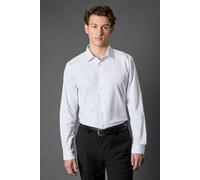 Burton White Regular Fit Easy Iron Shirt white