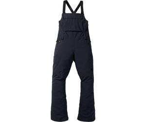 Burton - Women's stretch ski/snowboard salopettes - W Reserve 2L Stretch Slim Bib True Black for Women in Recycled Polyester - Size S Black S