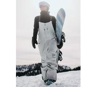 Burton Women's [ak] Kimmy GORE-TEX 3L Stretch Bib Pants, Gray Cloud, L