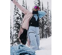 Burton Women's [ak] Tusk GORE-TEX PRO 3L Hi-Top Bib Pants, Dusty Blue, XS