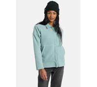 Burton Women's Cinder Snap-Up Fleece, Petrol Green, XS