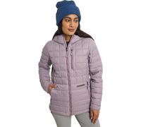 Burton Women's Mid-Heat Hooded Insulated Down Jacket UK 12 Elderberry