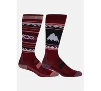 Burton Women's Performance Lightweight Socks (2 Pack), Deep Red, SM