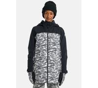 Burton Women's Prowess 2.0 2L Jacket, True Black / Zebra Camo, XXL
