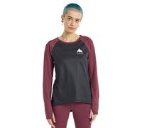 Burton Women's Roadie Base Layer Tech T-Shirt, UK 10 Black/Almandine