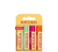 Burt's Bees 100% Natural Moisturising Lip Balm 4 Pack, Freshly Picked - Beeswax, Cucumber Mint, Watermelon & Sweet Mandarin - 4 Tubes