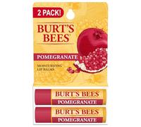 Burt's Bees 100% Natural Moisturizing Lip Balm, Pomegranate with Beeswax and Fruit Extracts - 2 Tubes