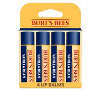 Burt's Bees 100% Natural Moisturizing Lip Balm, Vanilla Bean - 4 Tubes