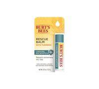 Burt's Bees 100% Natural Origin Rescue Lip Balm With Beeswax and Antioxidant-Rich Turmeric, Cooling Eucalyptus, 1 Tube