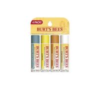 Burt's Bees 100% Natural Rescue Lip Balm, Cooling Eucalyptus, Lemon, Honey, Unscented, 4 Tubes