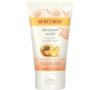 Burt's Bees 99.9% Natural Peach and Willow Bark Deep Pore Exfoliating Facial Scrub, 113.3 grams