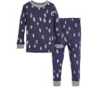 Burt's Bees Baby baby boys Pajamas Tee Pant 2-piece Pj Set 100% Organic Cotton and Toddler Pajama Bottoms Blue in the Pines 24 Months US