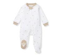Burt's Bees Baby Baby Boys' Sleep and Play Pjs, 100% Organic Cotton One-Piece Zip Front Romper Jumpsuit Pajamas Toddler Sleepers, Golden Bee, 0-3 Monate