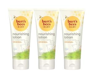 Burt's Bees Baby Bee Nourishing Lotion, Original, 6 Ounce (Pack of 3) by Burt's Bees