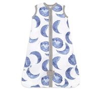 Burt's Bees Baby Beekeeper Wearable Blanket, 100% Organic Cotton, Swaddle Bag, Hello Moon, Large